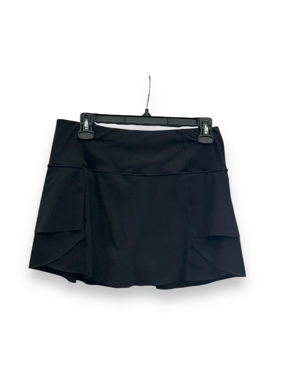 Skort By Athleta In Black, Size: S leather skirt refined