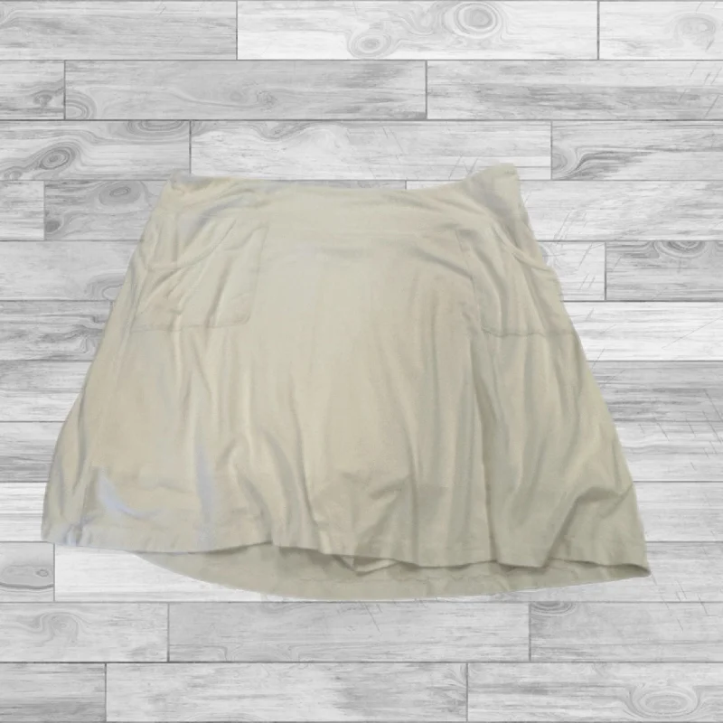 Skort By Fresh Produce In White, Size: M wool skirt thick
