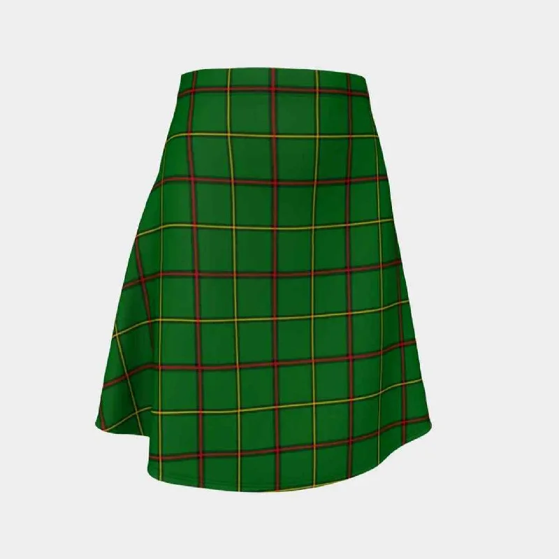 Tribe of Mar Tartan Flared Skirt asymmetrical skirt cut