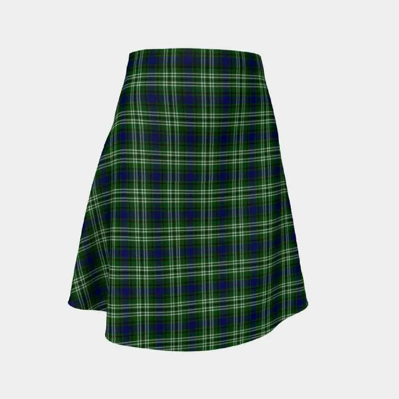 Tweedside District Tartan Flared Skirt denim skirt classic