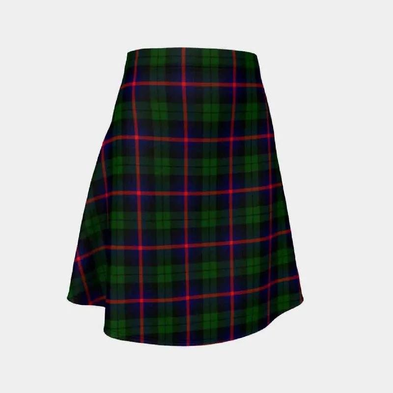 Urquhart Modern Tartan Flared Skirt denim skirt fashionable