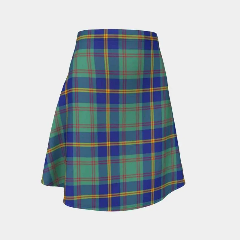 US Marine Tartan Flared Skirt summer skirt style