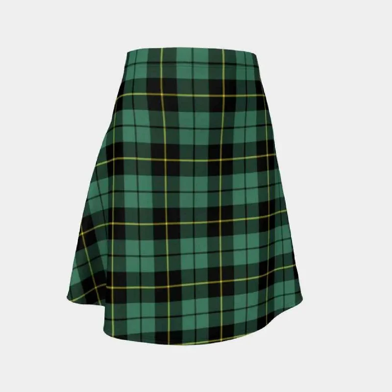 Wallace Hunting Ancient Tartan Flared Skirt corduroy skirt cozy