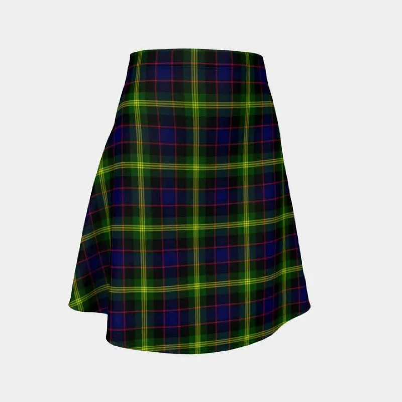 Watson Modern Tartan Flared Skirt midi skirt versatile