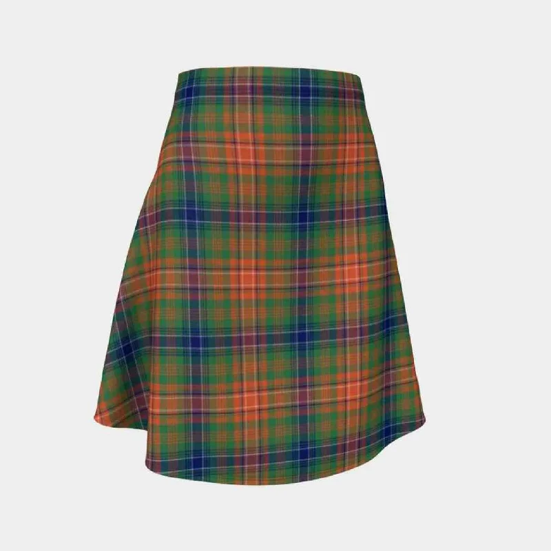 Wilson Ancient Tartan Flared Skirt slim fit skirt